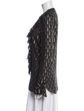 Roberto Cavalli Silk Printed Blouse