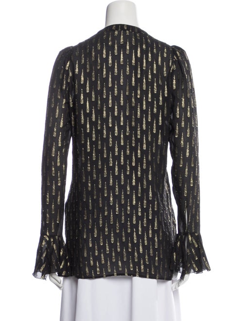 Roberto Cavalli Silk Printed Blouse