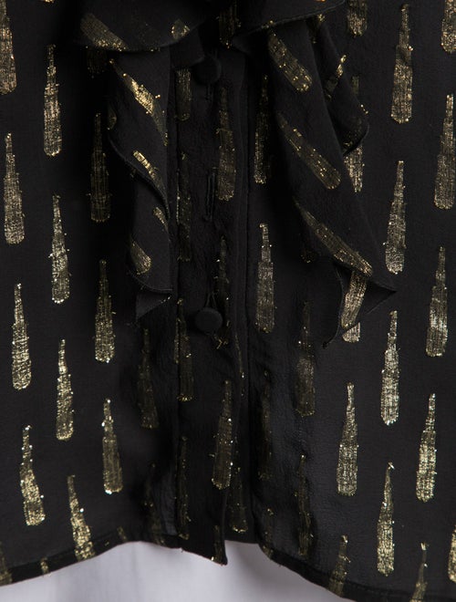 Roberto Cavalli Silk Printed Blouse