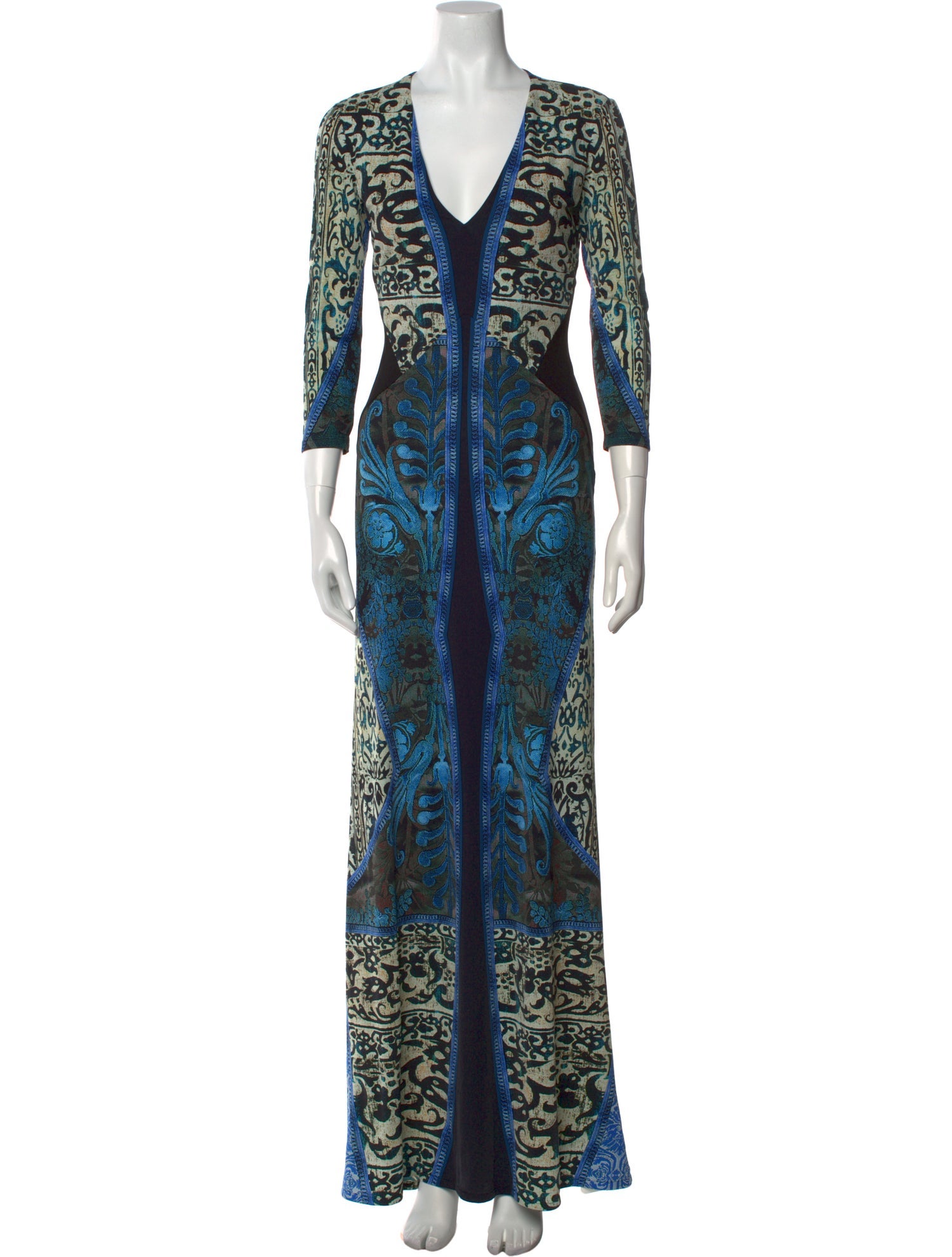 Roberto Cavalli Nylon Long Dress