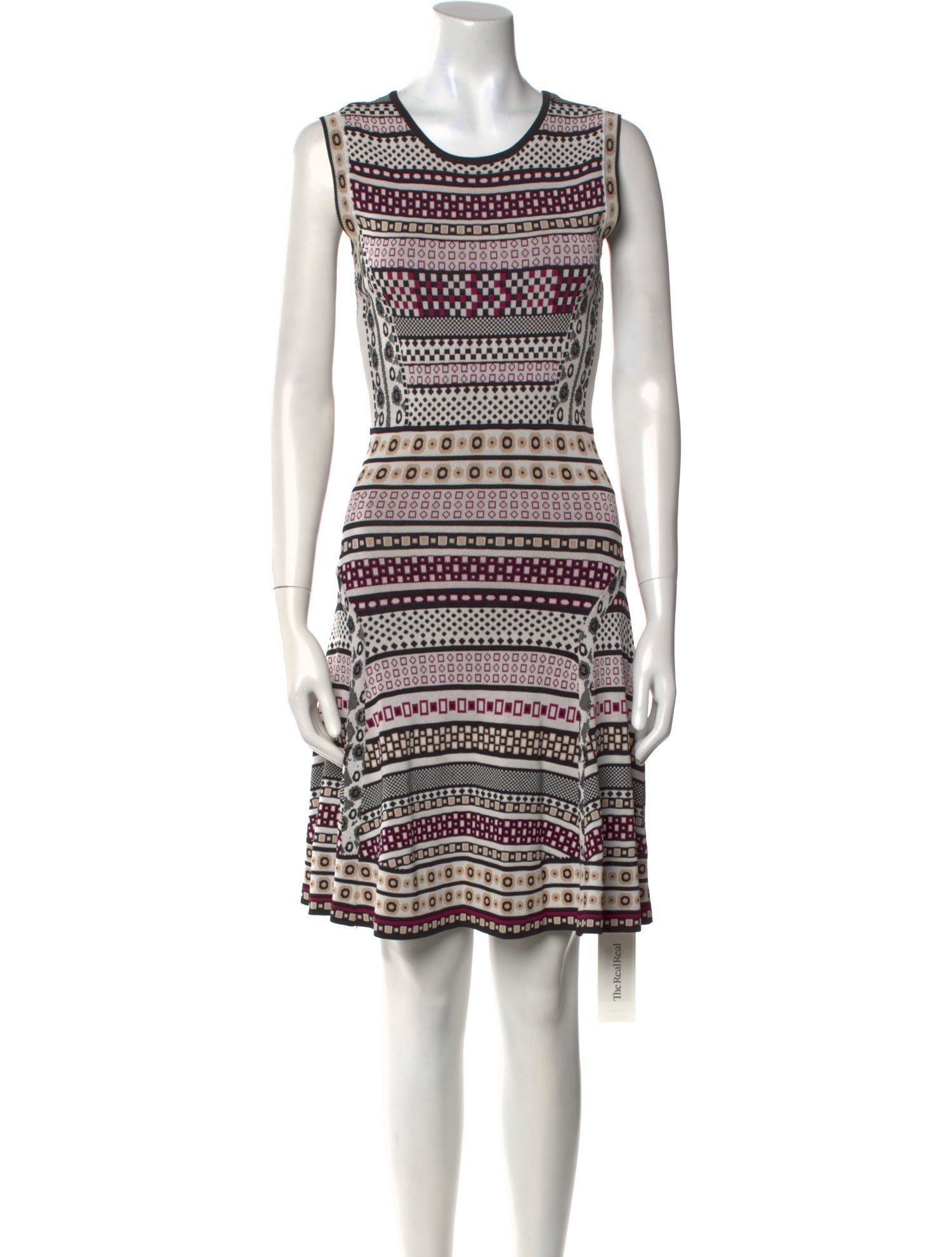 Roberto Cavalli Silk Knee-Length Dress