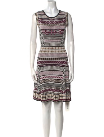 Roberto Cavalli Silk Knee-Length Dress