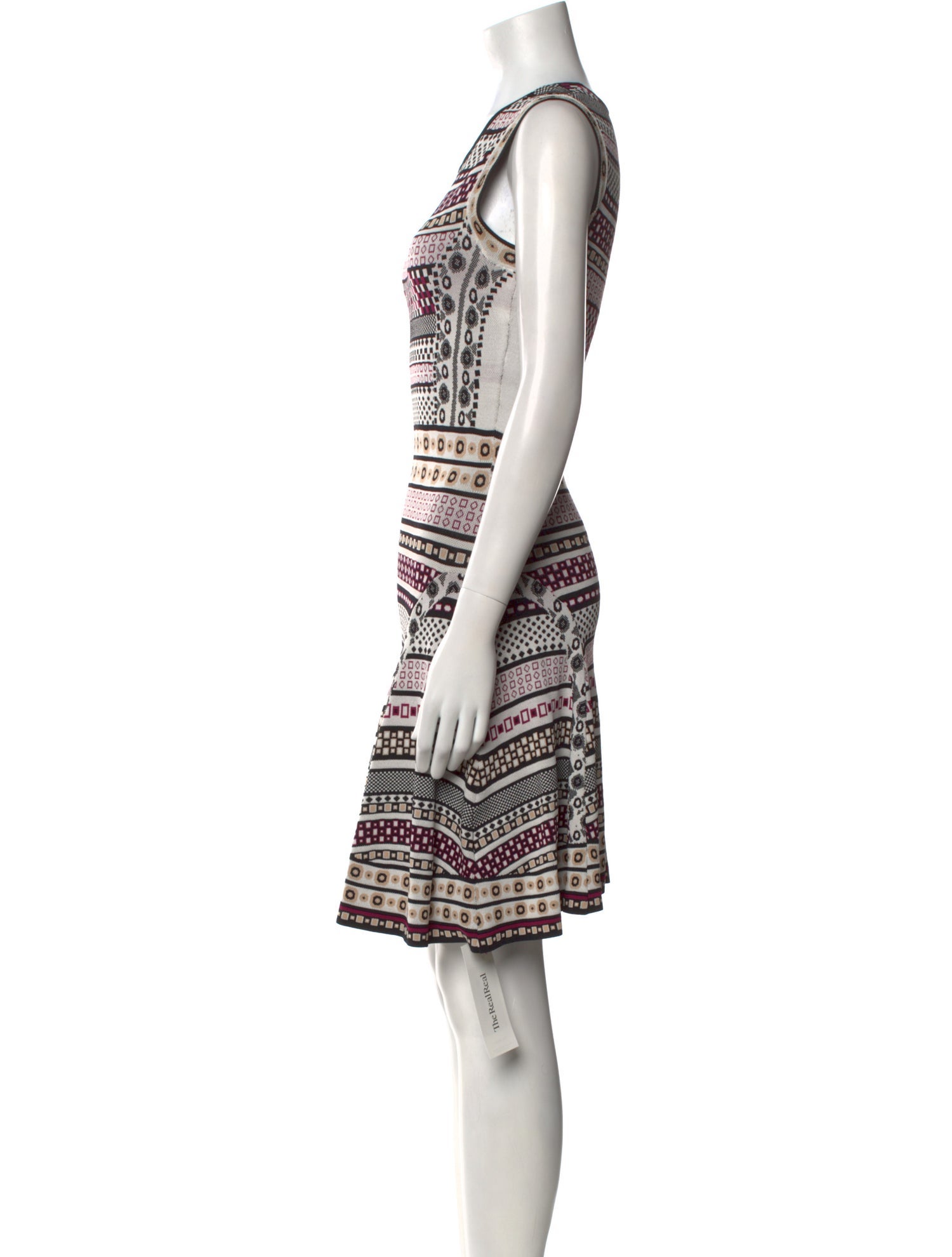 Roberto Cavalli Silk Knee-Length Dress