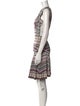 Roberto Cavalli Silk Knee-Length Dress