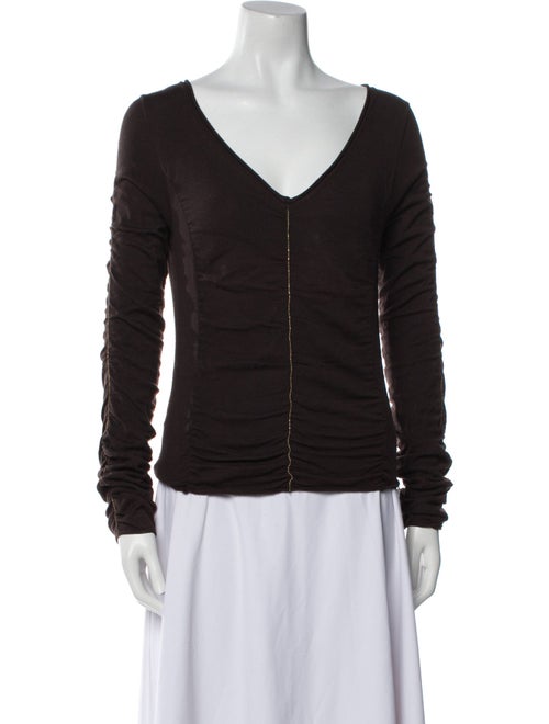 Roberto Cavalli Nylon V-Neck Sweatshirt