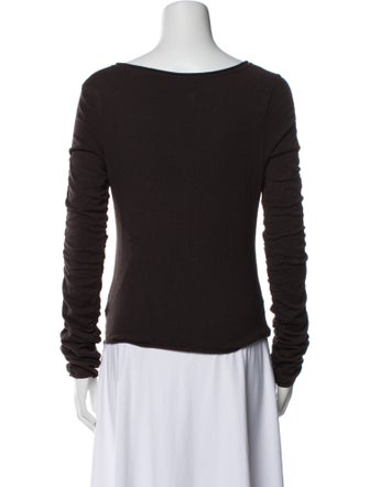 Roberto Cavalli Nylon V-Neck Sweatshirt