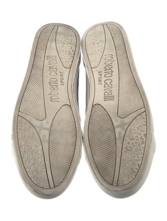 Roberto Cavalli Canvas Printed Sneakers