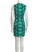 Roberto Cavalli Printed Mini Dress