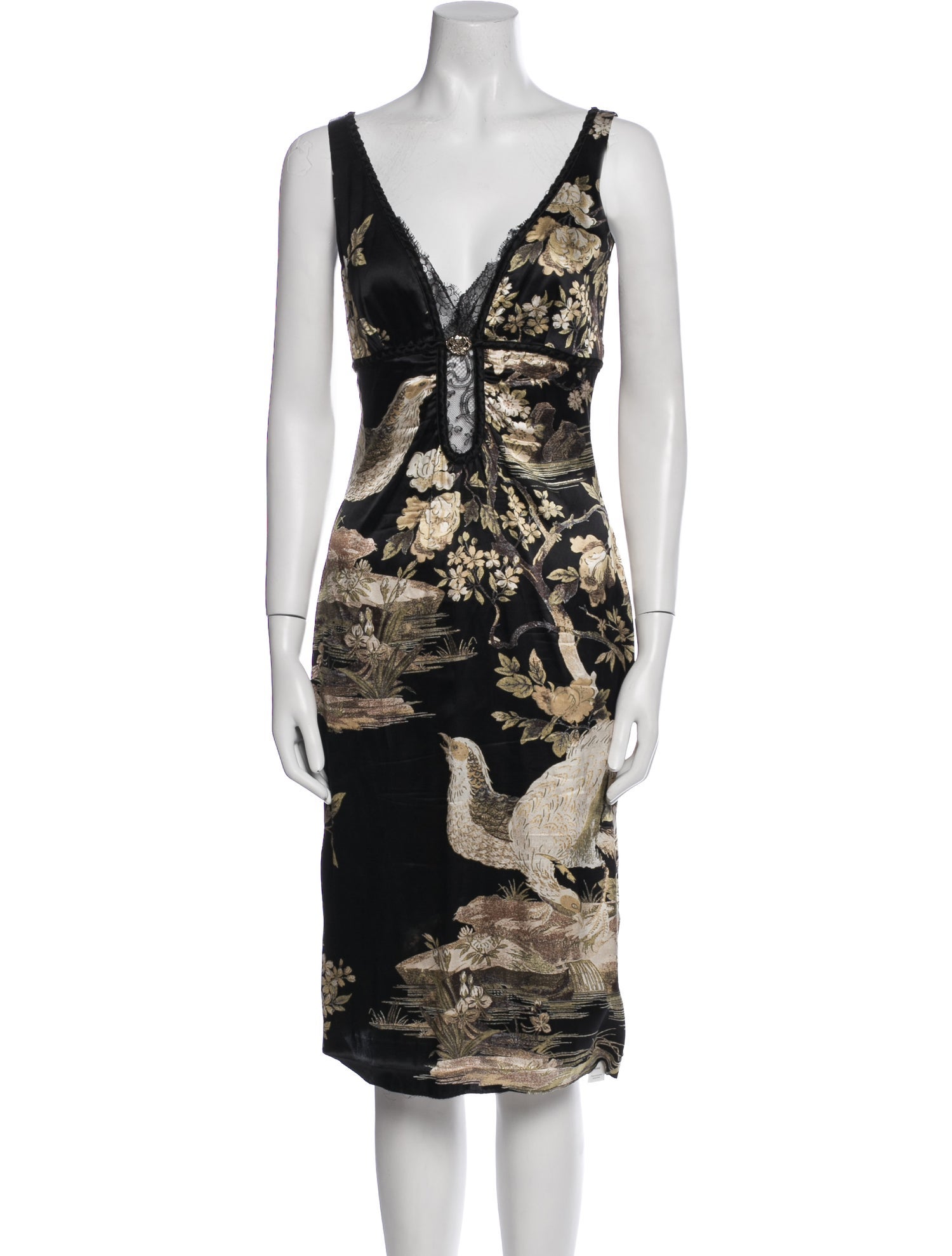 Roberto Cavalli Vintage Midi Length Dress