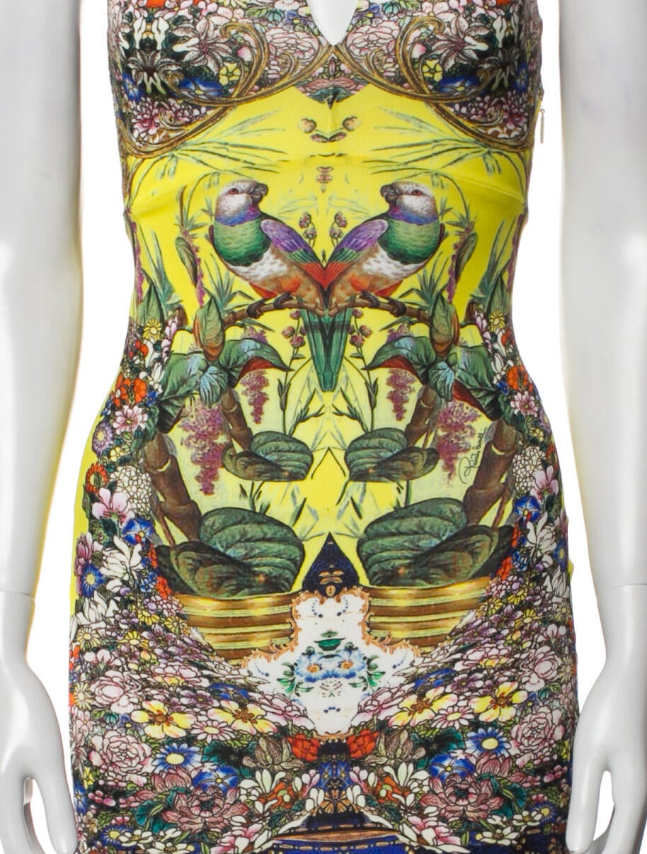 Roberto Cavalli Printed Mini Dress