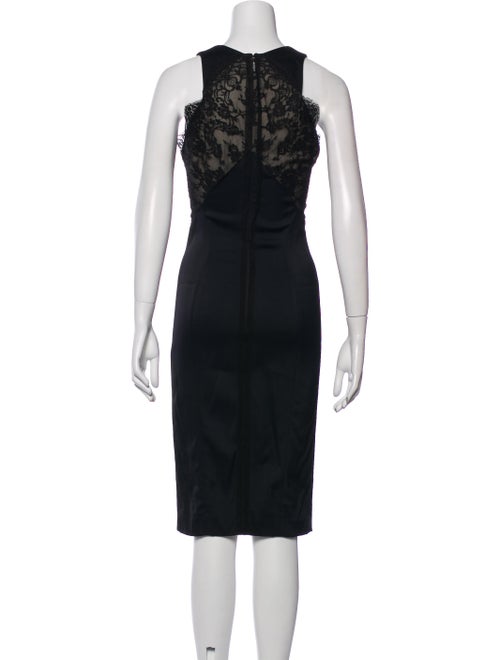 Roberto Cavalli V-Neck Midi Length Dress