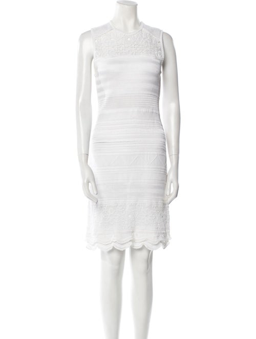 Roberto Cavalli Crew Neck Knee-Length Dress
