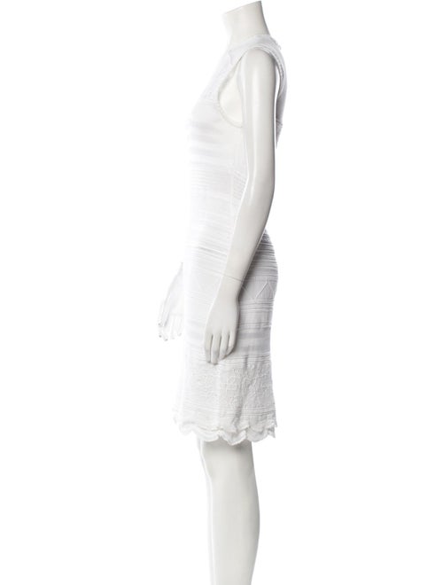 Roberto Cavalli Crew Neck Knee-Length Dress