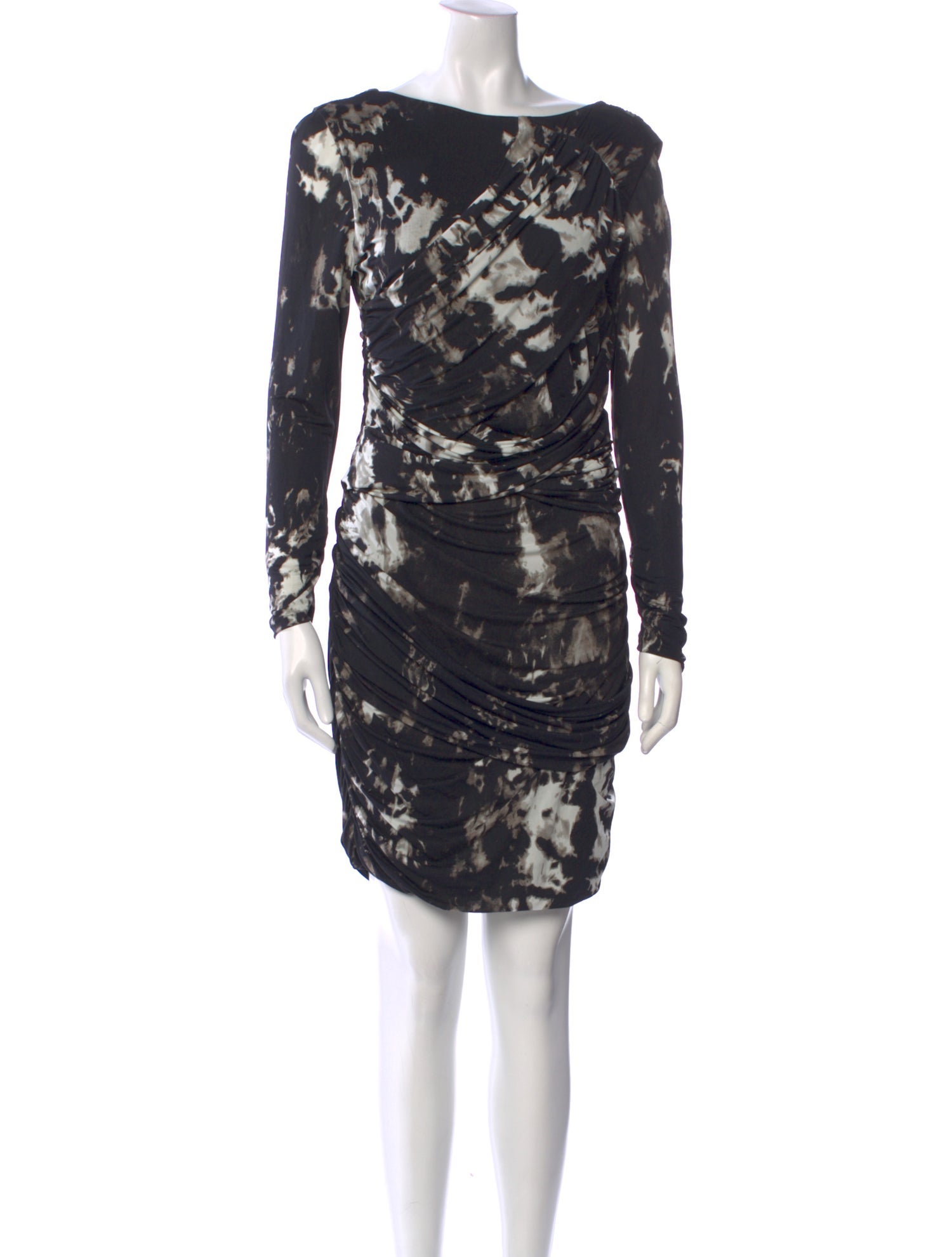Roberto Cavalli Tie-Dye Print Knee-Length Dress