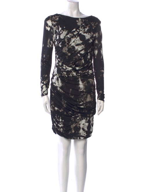 Roberto Cavalli Tie-Dye Print Knee-Length Dress