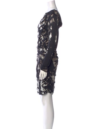 Roberto Cavalli Tie-Dye Print Knee-Length Dress