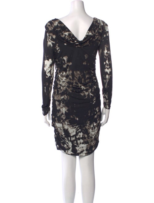 Roberto Cavalli Tie-Dye Print Knee-Length Dress