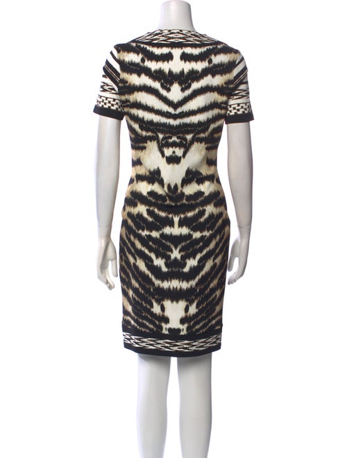 Roberto Cavalli Animal Print Knee-Length Dress