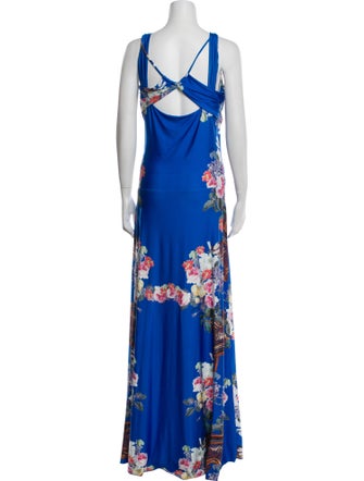 Roberto Cavalli Nylon Long Dress