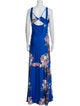 Roberto Cavalli Nylon Long Dress