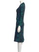 Roberto Cavalli Printed Knee-Length Dress