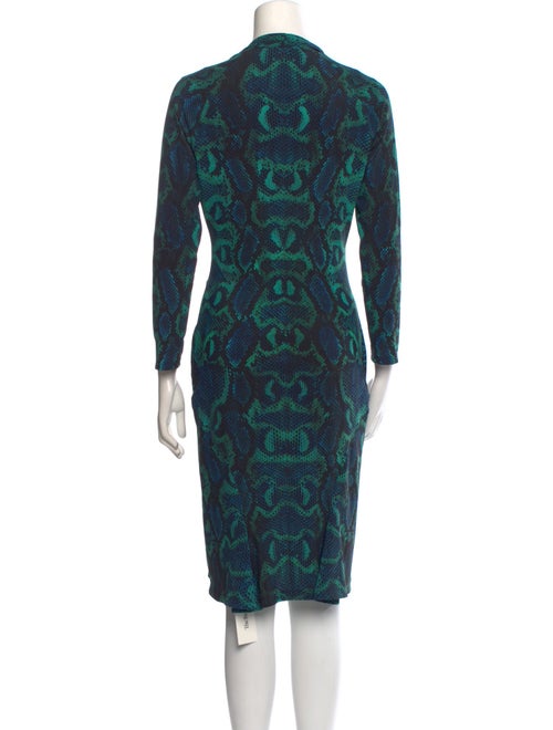 Roberto Cavalli Printed Knee-Length Dress