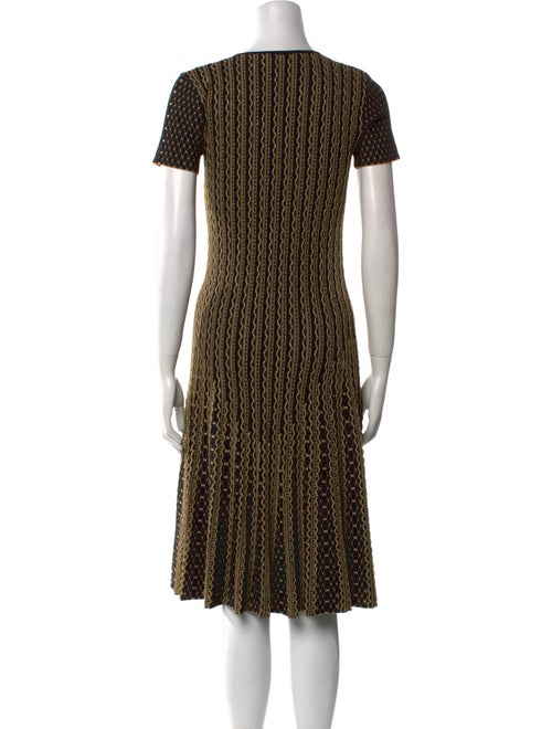 Roberto Cavalli Striped Knee-Length Dress