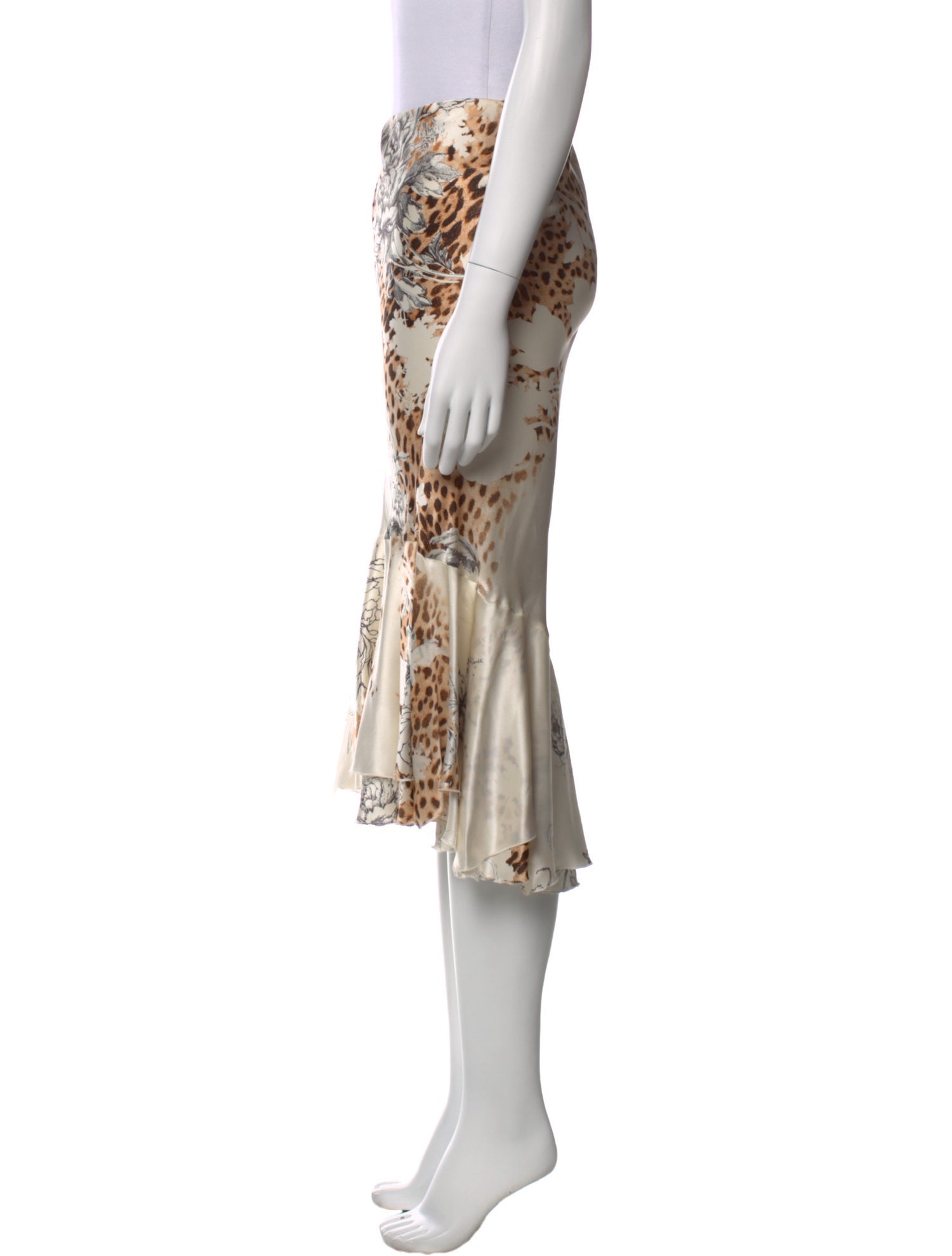 Roberto Cavalli Vintage Midi Length Skirt