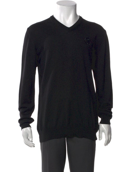 Roberto Cavalli V-Neck Long Sleeve Pullover