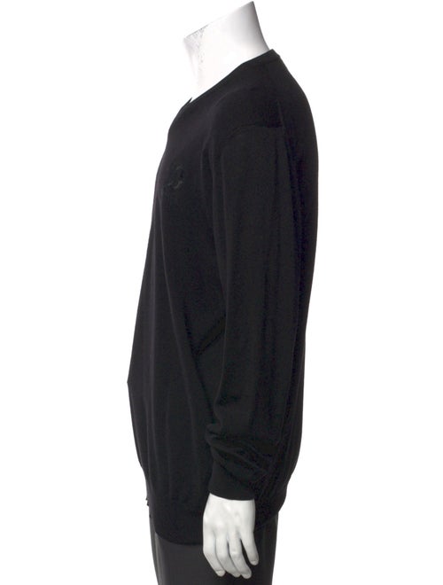 Roberto Cavalli V-Neck Long Sleeve Pullover