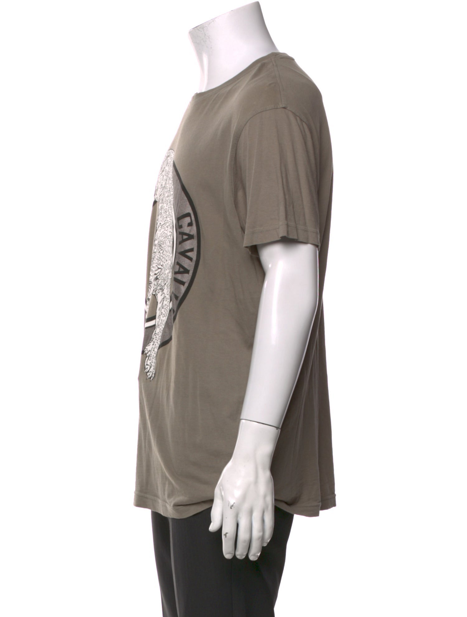 Roberto Cavalli Graphic Print Crew Neck T-Shirt