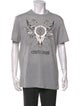 Roberto Cavalli Graphic Print Crew Neck T-Shirt