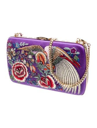 Roberto Cavalli Satin Minaudière