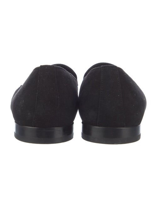 Roberto Cavalli Velvet Embroidered Accent Loafers