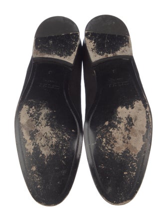 Roberto Cavalli Velvet Embroidered Accent Loafers