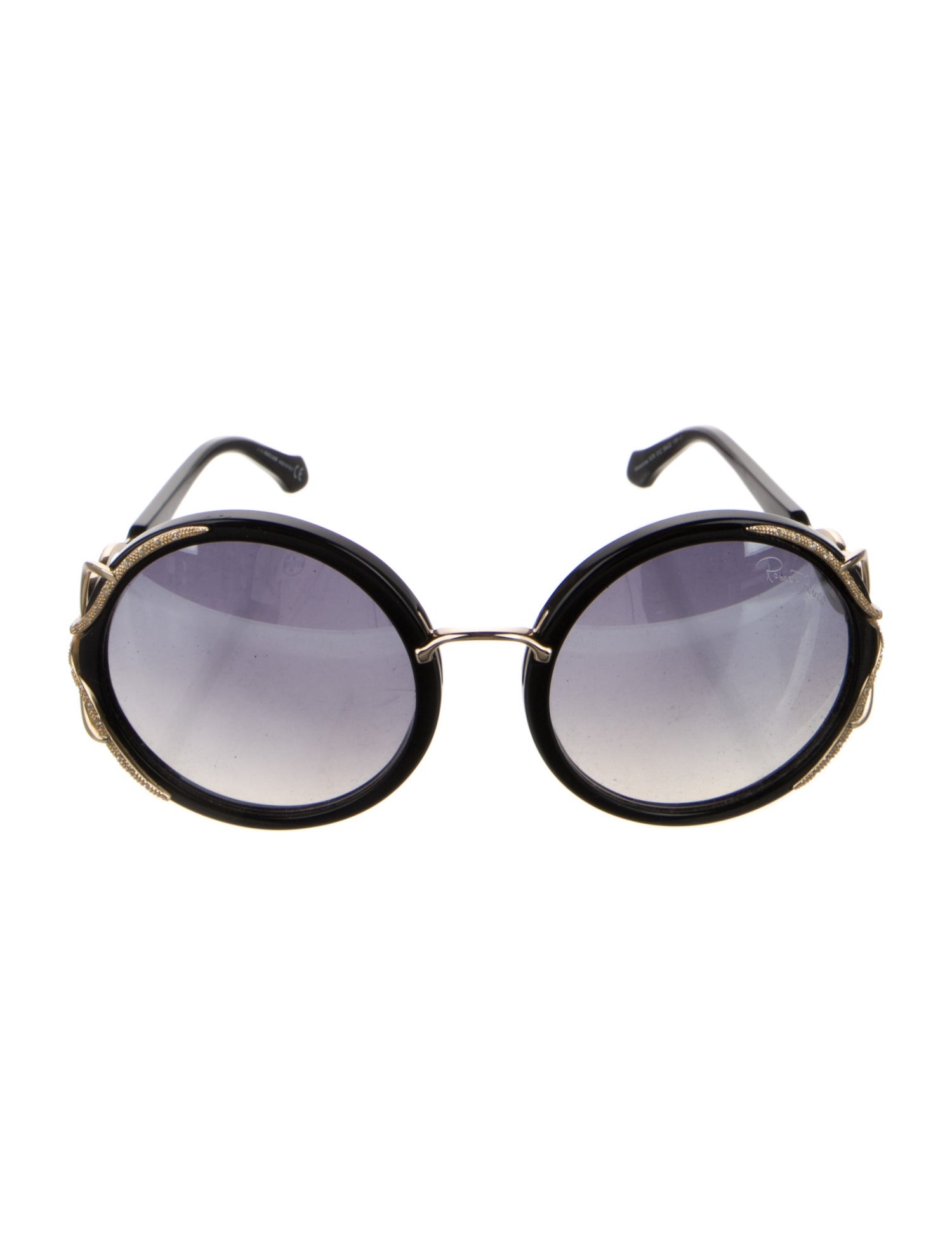 Roberto Cavalli Bandos Gradient Round Sunglasses