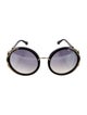 Roberto Cavalli Bandos Gradient Round Sunglasses
