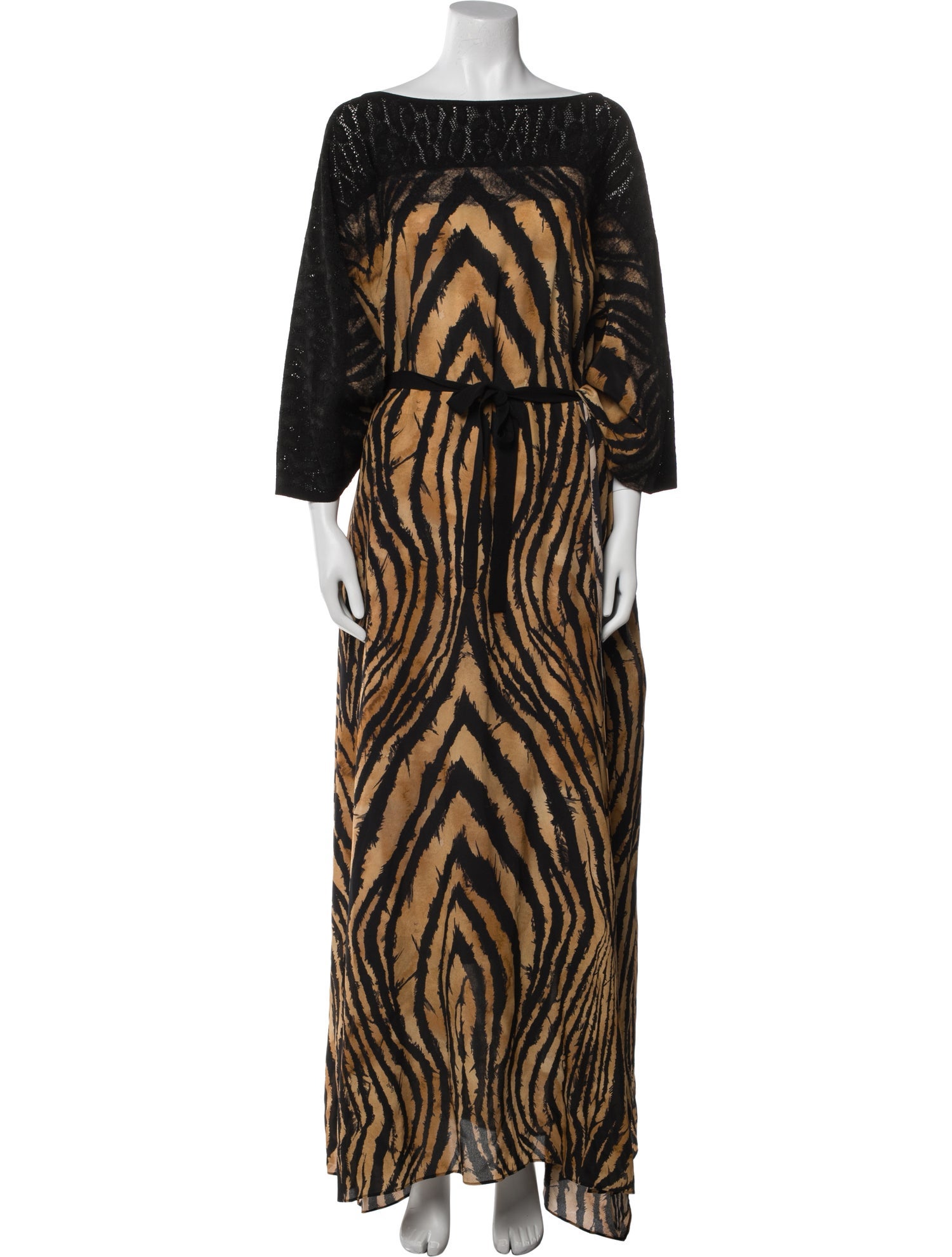 Roberto Cavalli Silk Printed Nightgown w/ Tags