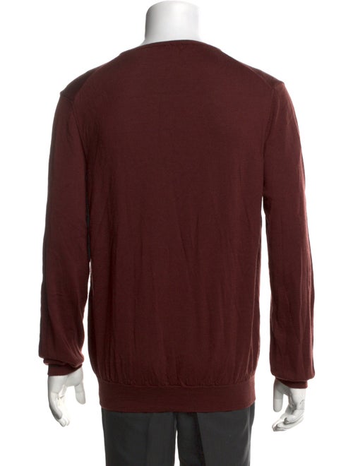 Roberto Cavalli Wool V-Neck Pullover