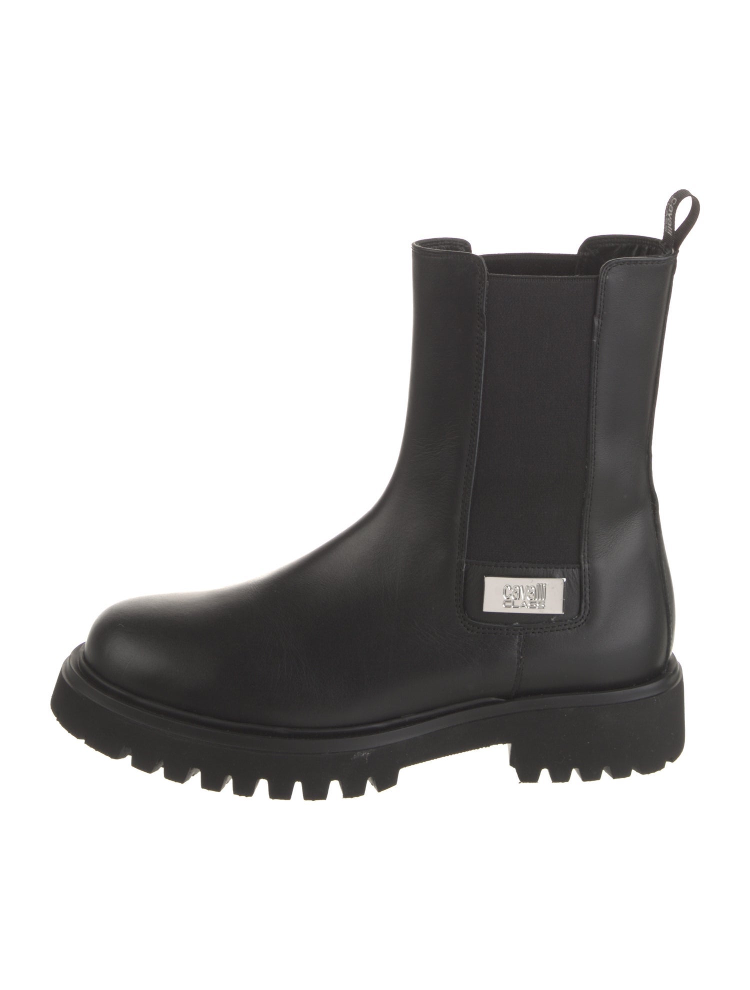 Roberto Cavalli Leather Chelsea Boots