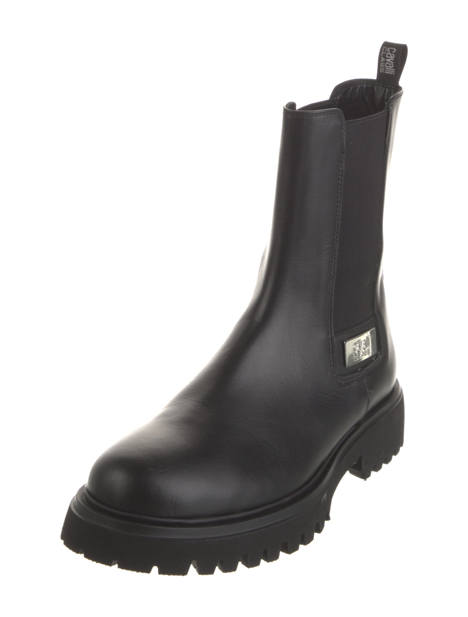 Roberto Cavalli Leather Chelsea Boots