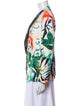 Roberto Cavalli Silk Printed Blazer