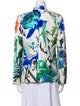 Roberto Cavalli Silk Printed Blazer