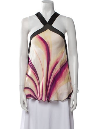 Roberto Cavalli Silk Printed Blouse