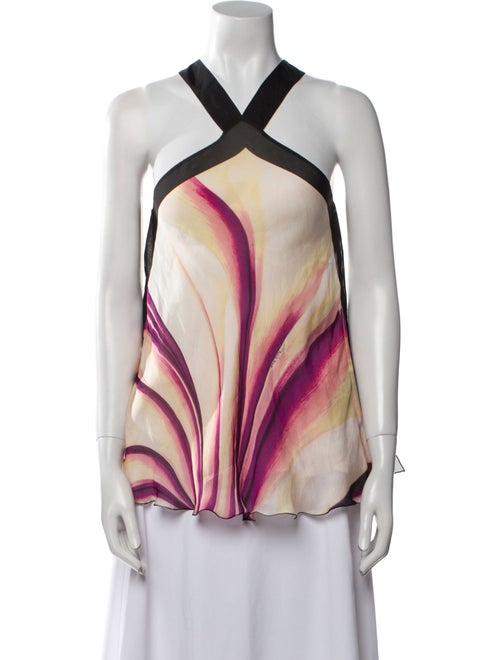 Roberto Cavalli Silk Printed Blouse