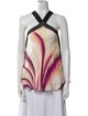 Roberto Cavalli Silk Printed Blouse