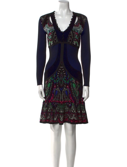 Roberto Cavalli Paisley Print Knee-Length Dress