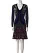 Roberto Cavalli Paisley Print Knee-Length Dress