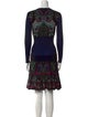 Roberto Cavalli Paisley Print Knee-Length Dress