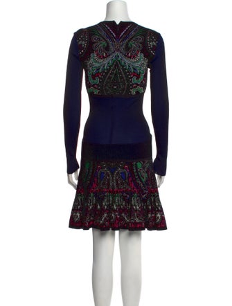 Roberto Cavalli Printed Knee-Length Dress